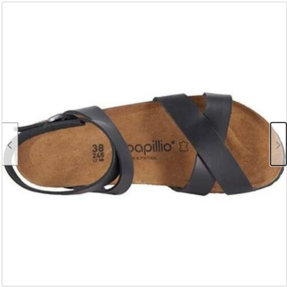 PAPILLIO BIRKENSTOCK Lola Ankle Wrap Wedge Sandal - Picture 5 of 12